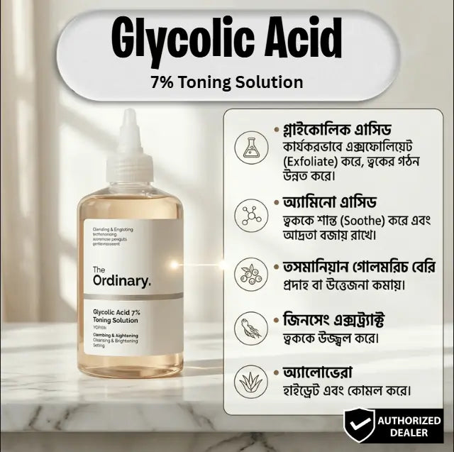 The Ordinary Glycolic Acid 7% Toning Solution
